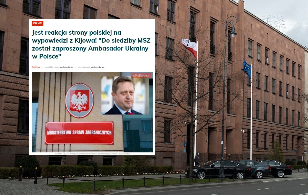 Do Msz Ma Przyj Zast Pca Ambasadora Ukrainy