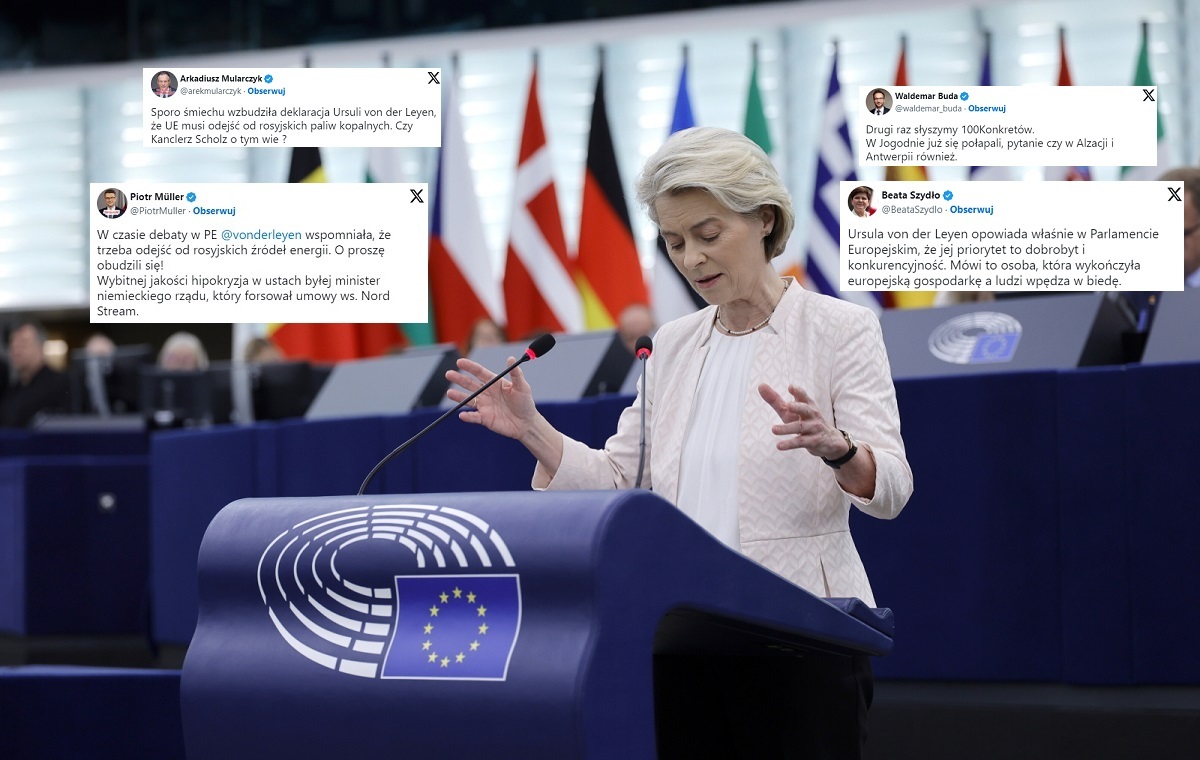 Europos Owie Pis Punktuj Wyst Pienie Von Der Leyen