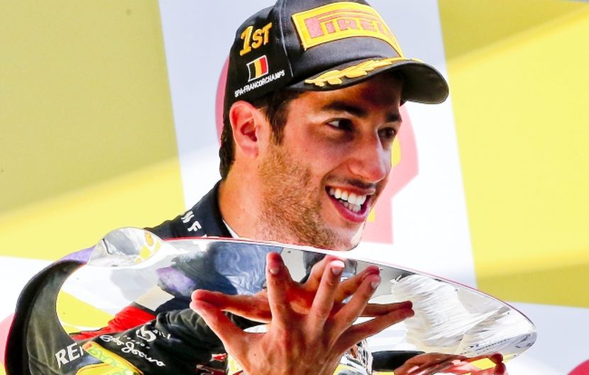 Australijczyk Daniel Ricciardo Triumfatorem Grand Prix Belgii