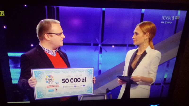Publicysta "wSieci" Łukasz Warzecha wygrał Wielki Test na Prawo Jazdy w