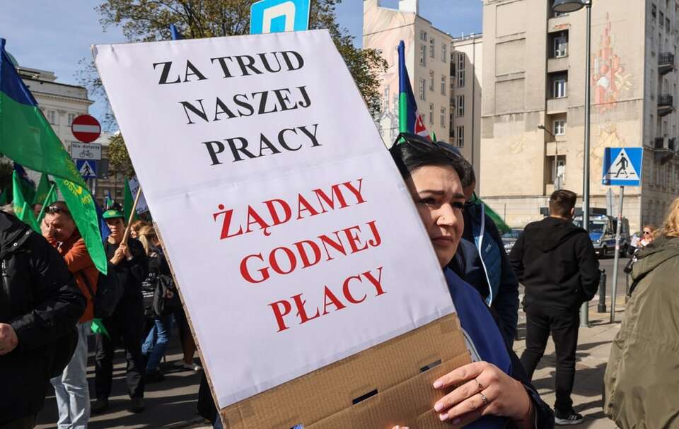 Ogólnopolski Marsz Niezadowolenia / autor: PAP/Albert Zawada