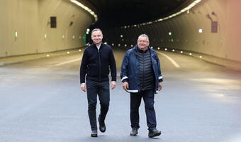 Prezydent: Tunel na "Zakopiance" gotowy, wkrótce otwarcie