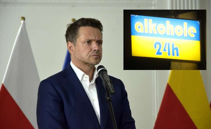Prezydent Warszawy Rafał Trzaskowski wiele razy zmieniał zdanie w sprawie nocnej prohibicji w stolicy / autor: Fratria x 2