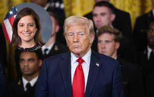 Elise Stefanik, Donald Trump / autor: PAP/EPA/Yuri Gripas / POOL/Public Domain/United States House of Representatives