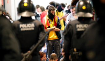 Katalończycy protestują po wyroku dla separatystów