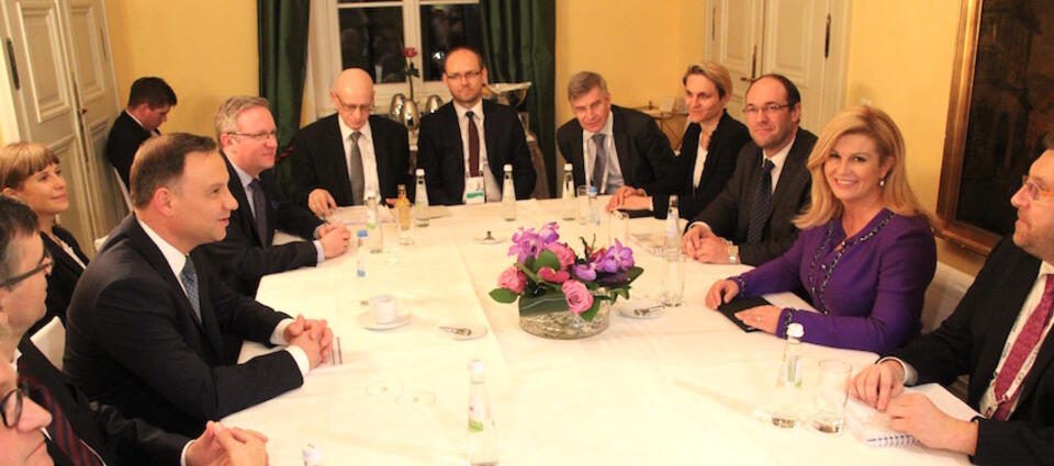 Spotkanie z prezydent Chorwacji, fot. M. Czutko