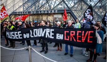 Francuski cyrk trwa.  Blokada Luwru i tańczący adwokaci