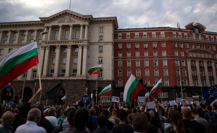Protesty w Bułgarii  / autor: PAP