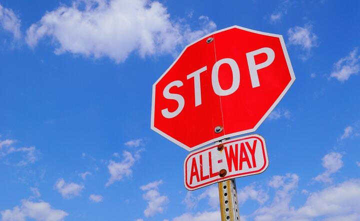 Znak STOP / autor: Pixabay