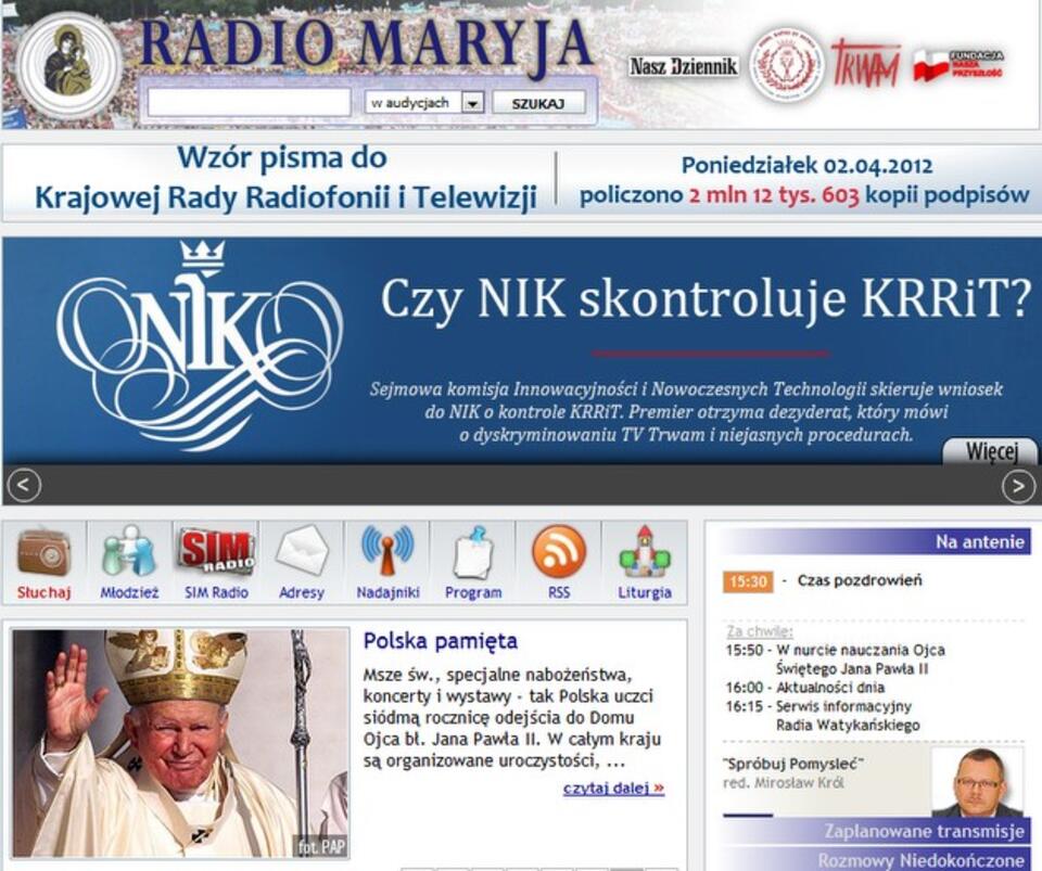 Fot. wPolityce.pl / www.radiomaryja.pl