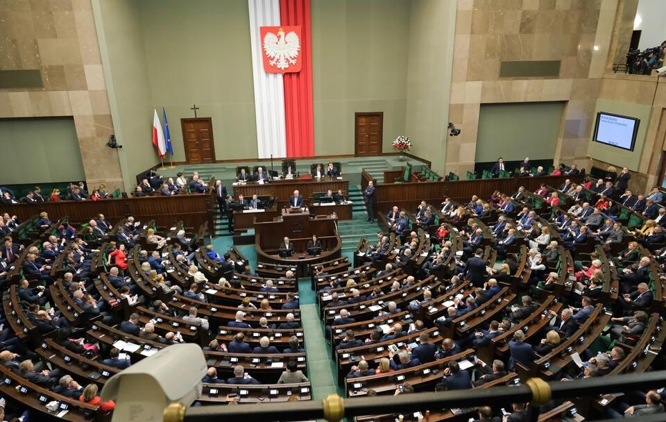 Sala plenarna Sejmu / autor: PAP/Mateusz Marek
