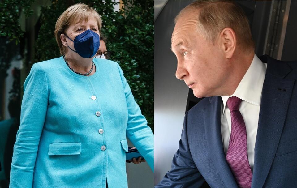 Angela Merkel/Władimir Putin / autor: PAP/EPA