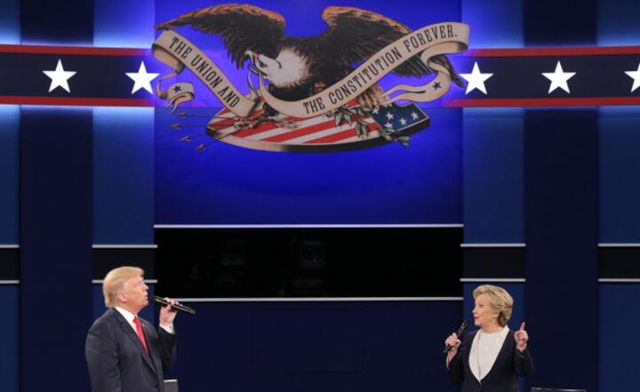 Debata Trump-Clinton, fot. PAP/ EPA/Gary Ho