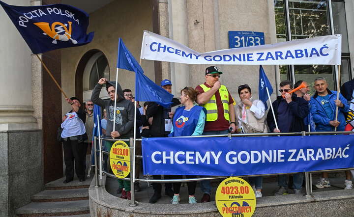 Strajk ostrzegawczy pracowników Poczty Polskiej