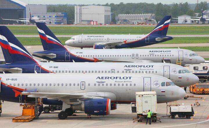 uziemione samoloty Aeroflotu / autor: money.pl/Twitter