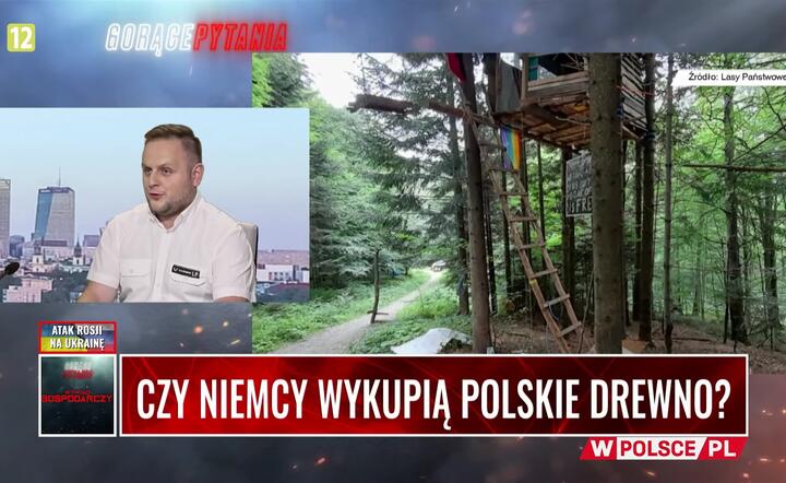 Michał Gzowski, rzecznik Lasów Państwowych / autor: Fratria
