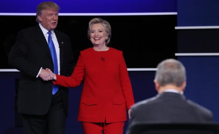 Debata Trump-Clinton, fot. PAP/ EPA/JUSTIN LANE