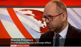 Przydacz w BBC: konieczna presja na Białoruś i Rosję