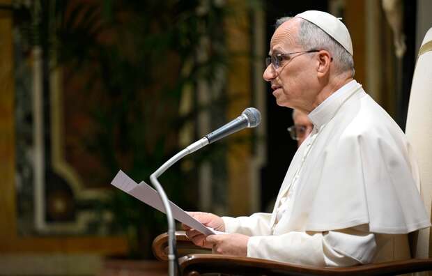 Papież Leon XIV / autor: PAP/EPA/VATICAN MEDIA HANDOUT