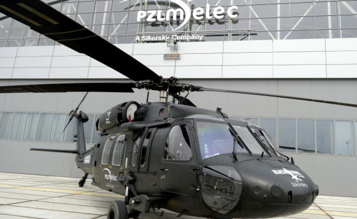 Helikopter Black Hawk, produkowany w Mielcu, który przegrał przetarg na maszynę dla wojska fot. PAP / Darek Delmanowicz