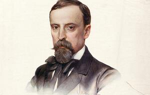 "Portret Henryka Sienkiewicza" / autor: Kazimierz Mordasewicz, 1899, własn. Muzeum Narodowe w Warszawie