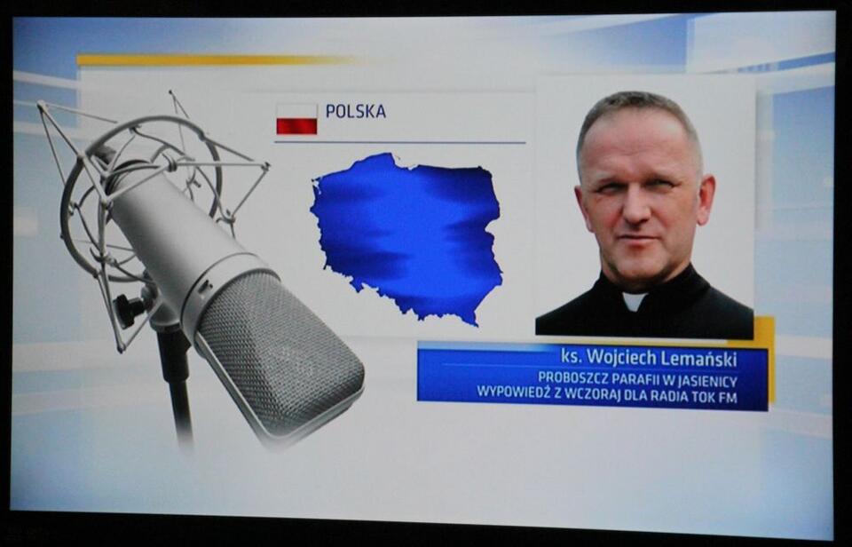 Coraz więcej wątpliwości wokół księdza Lemańskiego i pytań o to w jakiej większej operacji bierze udział. Fot. wPolityce.pl
