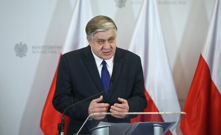 Minister rolnictwa Krzysztof Jurgiel, fot. PAP/Rafał Guz