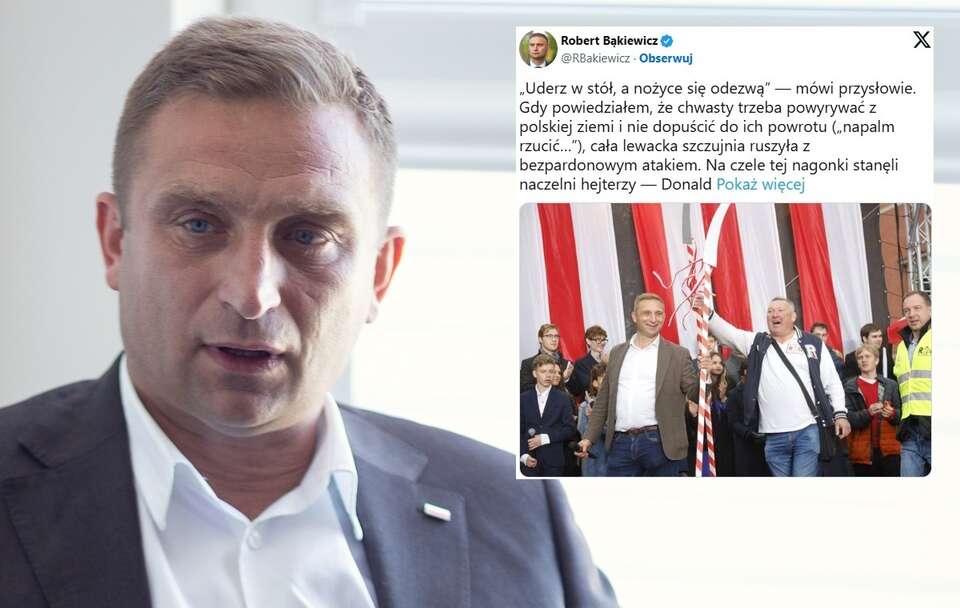 Robert Bąkiewicz / autor: Fratria/X