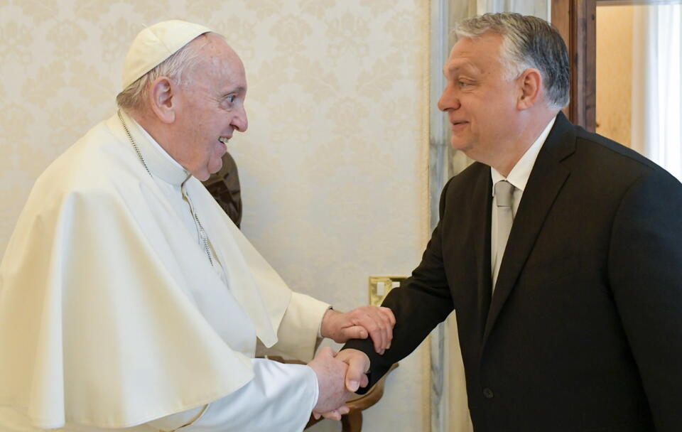 Franciszek/Orban / autor: PAP/EPA