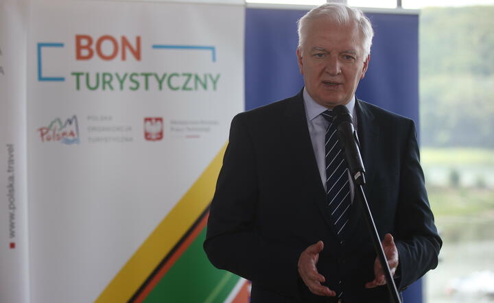  Wicepremier, minister rozwoju, pracy i technologii Jarosław Gowin / autor: PAP/Łukasz Gągulski