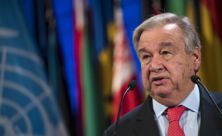 UN Secretary-General Antonio Guterres / autor: PAP/EPA