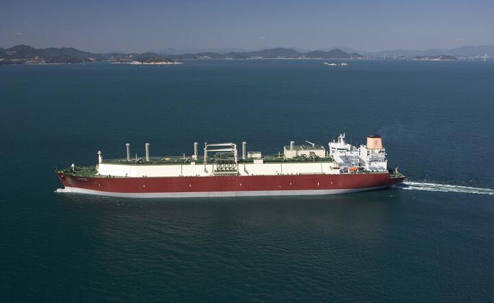 Gazowiec typu Q-Flex ma 315 metrów długości i 50 metrów szerokości, fot. Polskie LNG 