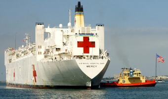 Okręty szpitalne już wyruszyły na pomoc chorym