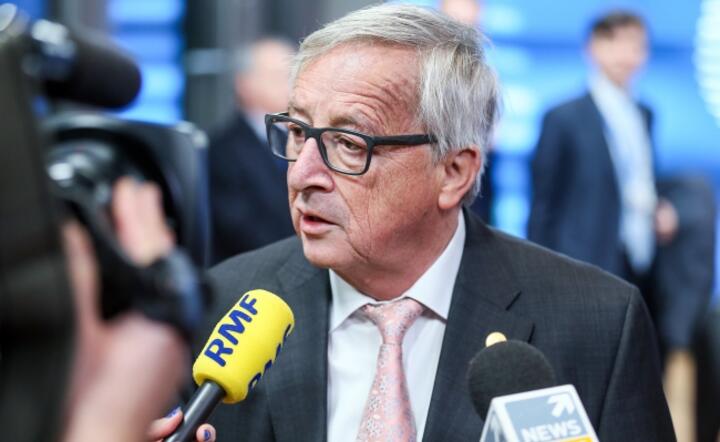 Przewodniczący KE, Jean-Claude Juncker / autor: fot. PAP/EPA/STEPHANIE LECOCQ 