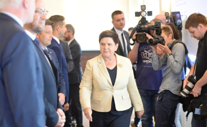 Premier Beata Szydło na budżetowym posiedzeniu rządu , fot. PAP/ Jacek Turczyk