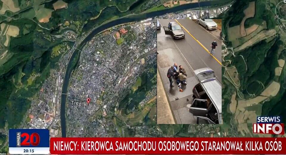 Czy w Trewirze doszło do zamachu? / autor: wPolityce.pl/TVP Info/Twitter