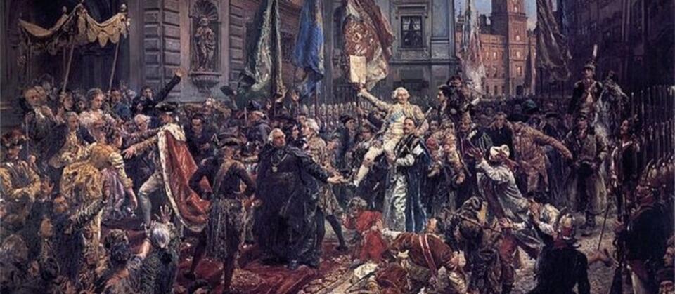 Obraz Jana Matejki przedstawiający uchwalenie Konstytucji 3 Maja, fot. Wikipedia.pl