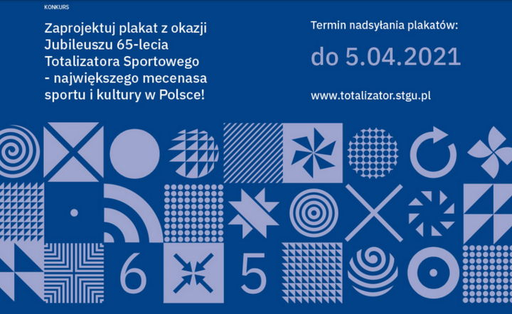 Startuje konkurs na plakat z okazji jubileuszu 65-lecia Totalizatora Sportowego!