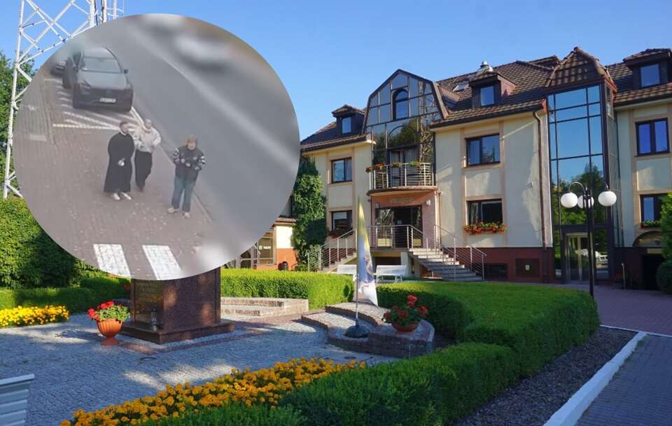 Siedziba Radia Maryja w Toruniu; Osoba podszywająca się pod osobę duchowną / autor: Fratria/Radio Maryja