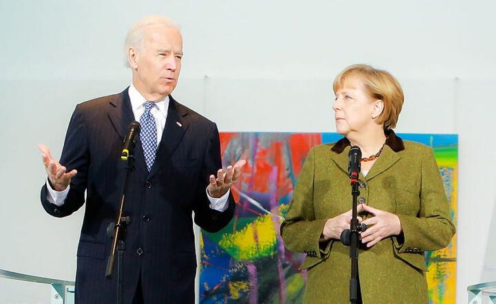 Joe Biden i Angela Merkel / autor: TVP Info