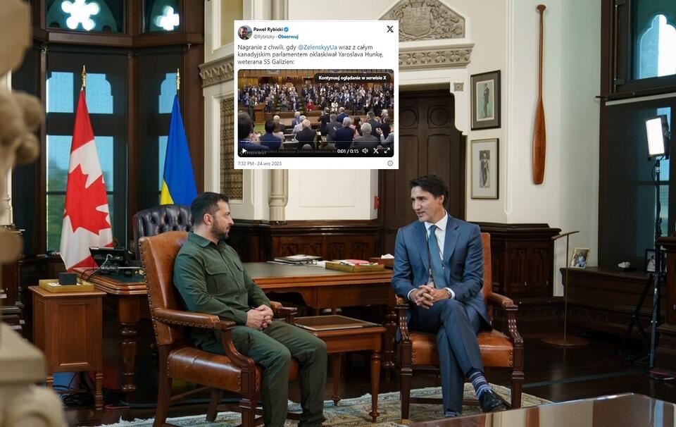 Wizyta prezydenta Ukrainy Wołodymyra Zełenskiego w Kanadzie / autor: X/@JustinTrudeau