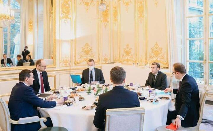 spotkanie premiera Mateusza Morawieckiego z prezydentem Francji Emmanuelem Macronem / autor: Mateusz Morawiecki/Facebook