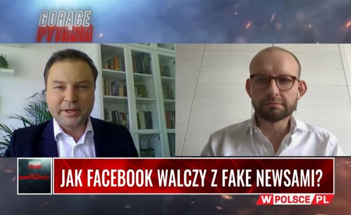 Wywiad Gospodarczy, Maksymilian Wysocki (L), Jakub Turowski (P), Head of Public Policy for Poland w Facebook / autor: Fratria