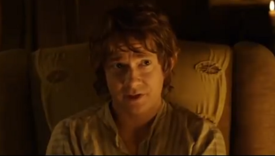 fot. kadr z filmu z "Hobbit: Niezwykła podróż"