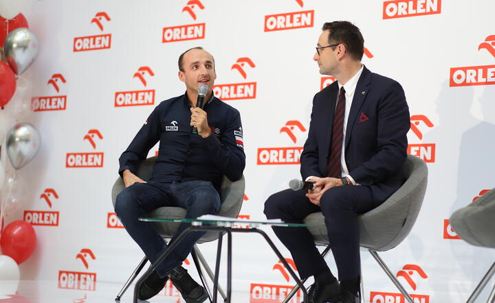 Robert Kubica i Daniel Obajtek / autor: Orlen