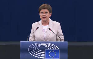 Europoseł PiS Beata Szydło / autor: Yt/European Parliament, screen