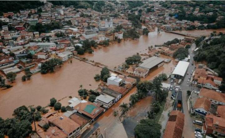 Powódź w Brazylii  / autor: PAP/Twitter/Inter Press Service