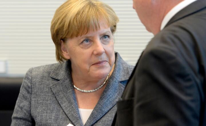 Kanclerz Angela Merkel na zebraniu parlamentarzystów CDU 5 lipca, fot. PAP/EPA/MAURIZIO GAMBARINI