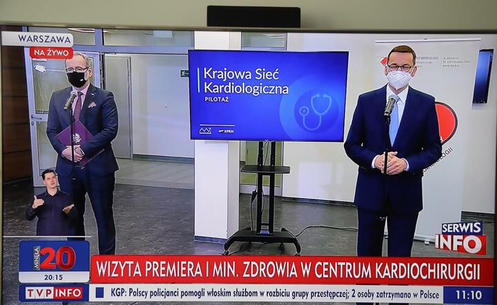 Premier Mateusz Morawiecki i minister Adam Niedzielski / autor: PAP