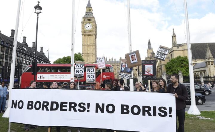Przeciwnicy wyjścia Wielkiej Brytanii z UE protestują w Londynie, fot. PAP/EPA/FACUNDO ARRIZABALAGA 